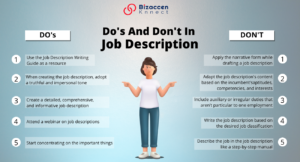Do's And Don't In Job Description